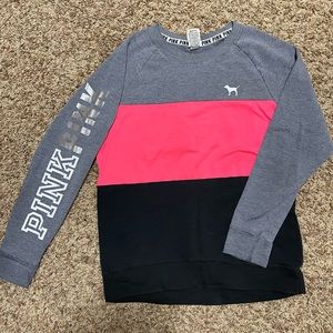 “PINK” brand crew neck.